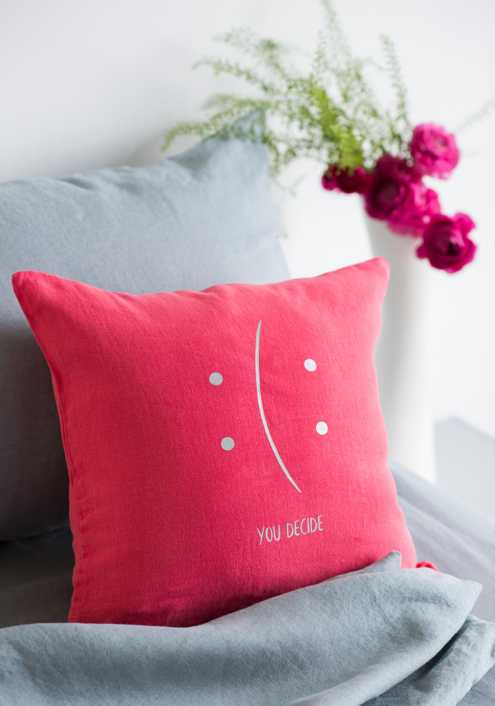 Coussin "YOU DECIDE"